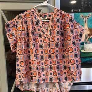 FRNCH Paris Women's Multicolor Patterned Top